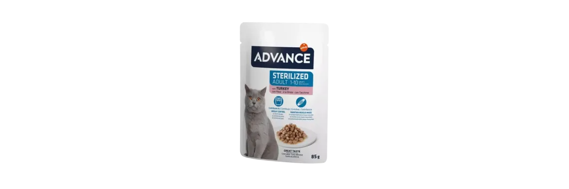 Advance Pâtée pour Chat Stérilisé à la Dinde 85g
