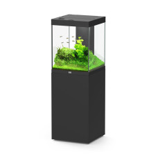Aquatlantis - Aquarium + Meuble Led Equipé AQUA TOWER 163 Noir - 163L