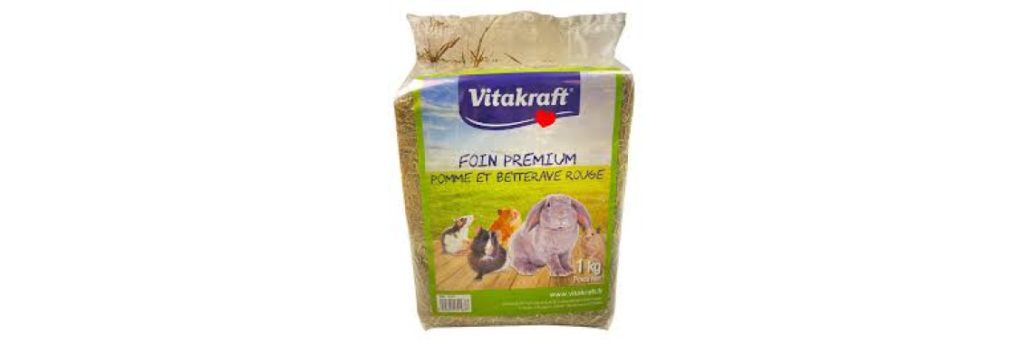 Foin de Prairie Vitakraft pour Rongeurs 1kg