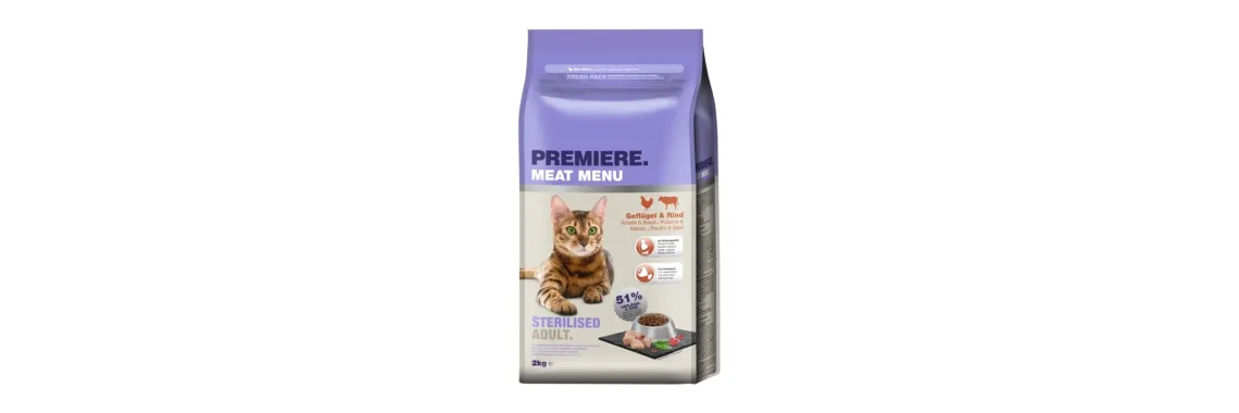 PREMIERE Croquettes Chat Adulte Stérilisé 2 kg