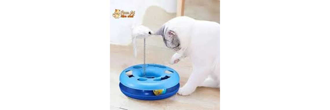 Pilou-Pilou™ – Jouet à balles et plumes pour chat
