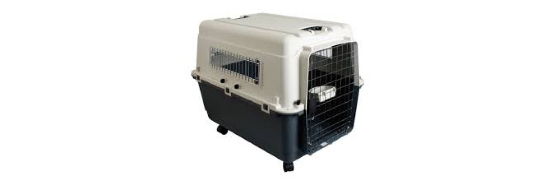 Transport Chien – Flamingo Cage de voyage Nomad Gris XL