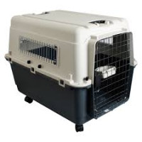 Transport Chien – Flamingo Cage de voyage Nomad Gris XL