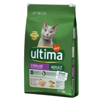Ultima Croquettes pour Chat Stérilisé Saumon 1,5 kg