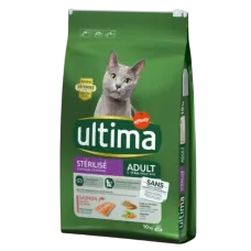Ultima Croquettes pour Chat Stérilisé Saumon 1,5 kg
