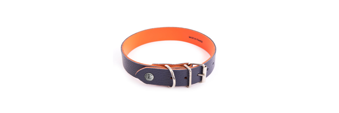 collier pour chien en cuir artisanal​