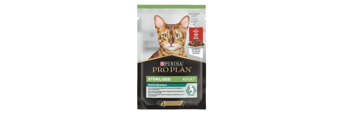 croquette chat stérilisé proplan 85g x 100